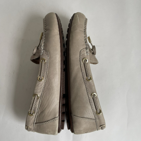 Vionic Virginia Driving Moc Leather Shoes Flats Loafers Women's Size 6 Gray0 - Picture 10 of 14